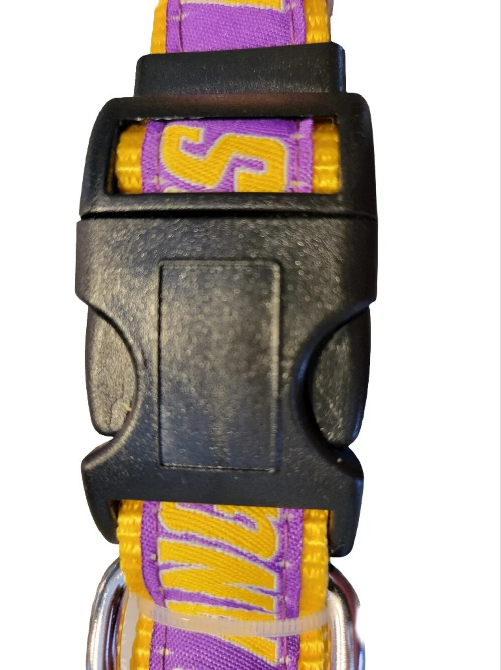 NBA Los Angeles Lakers Pet Dog Collar Adjustable Size Large New NIP